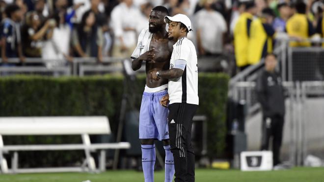 Weston McKennie and Antonio Rudiger