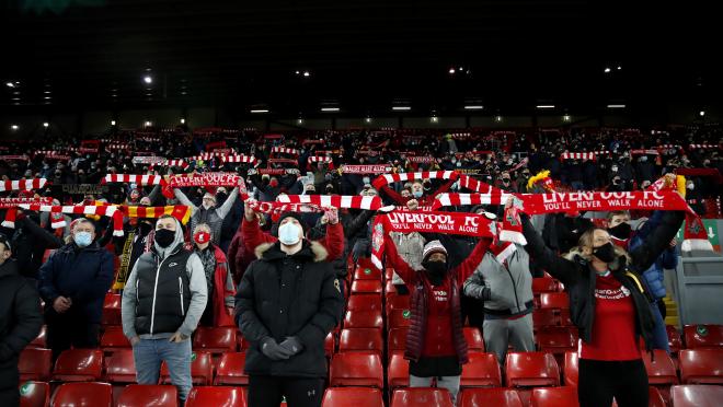 Liverpool first You'll Never Walk Alone