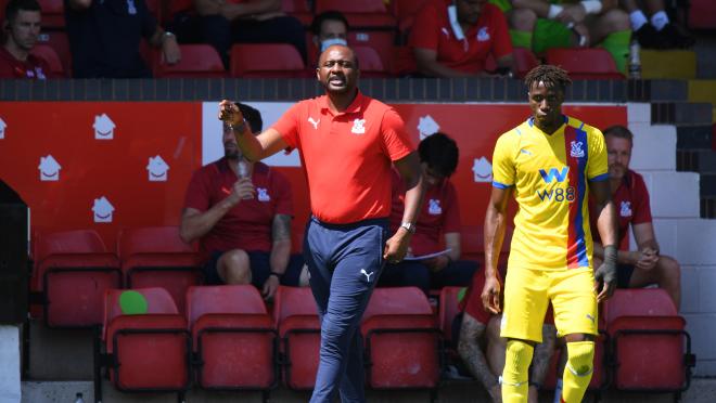 Patrick Vieira and Wilfried Zaha