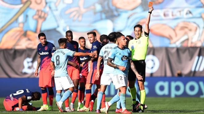 Atletico Celta Vigo brawl