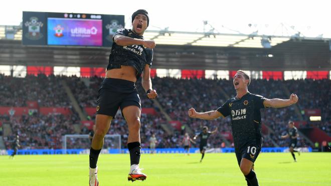 Raul Jimenez first goal since injury