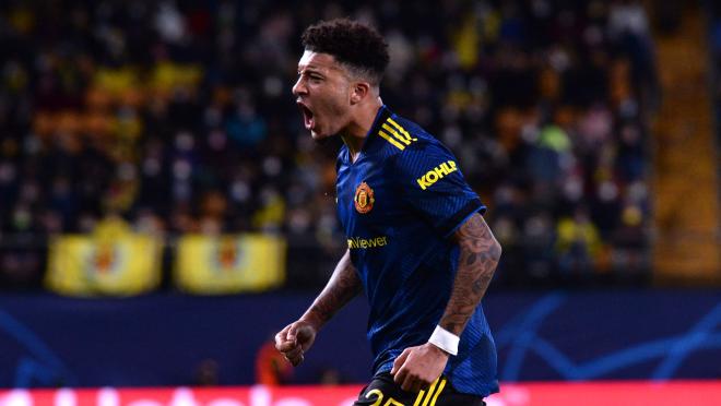 Jadon Sancho first Man United goal