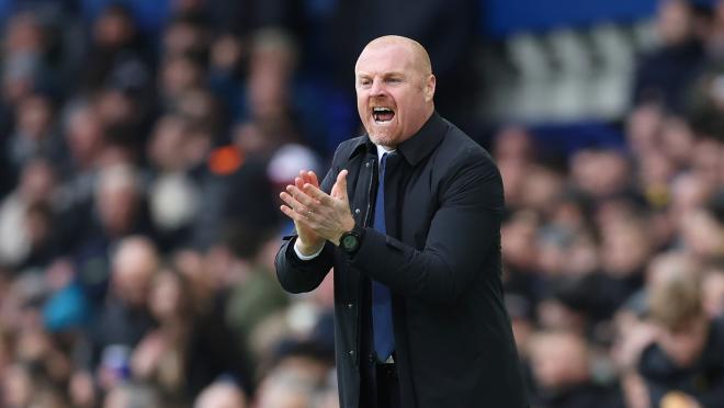 Sean Dyche during Everton vs Arsenal 