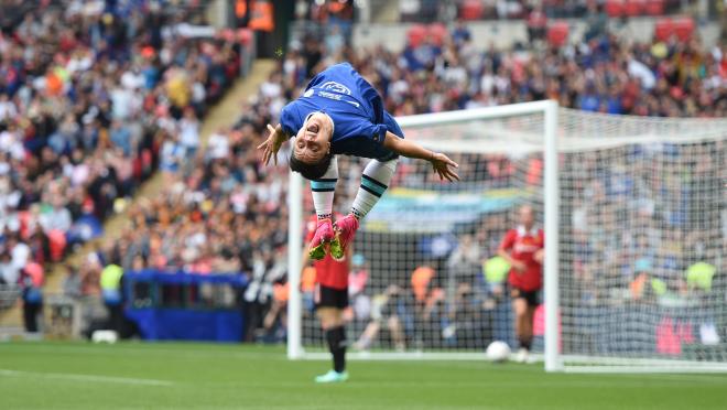 Women's FA Cup final: Sam Kerr celebrates