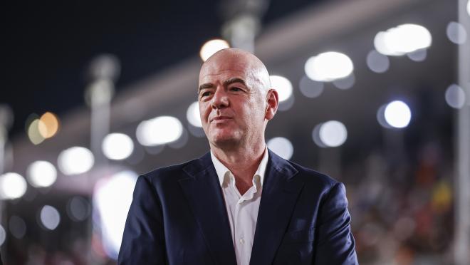 Gianni Infantino at Formula 1 Qatar Grand Prix