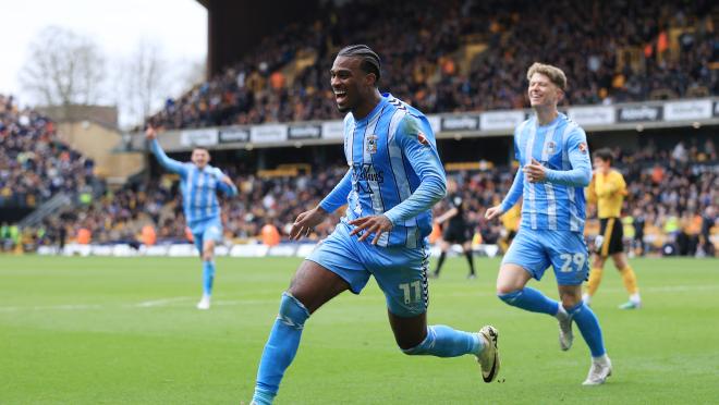 Haji Wright goal against Wolves in FA Cup quarterfinals