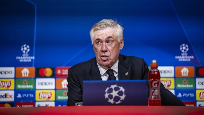 Carlo Ancelotti in press conference following Champions League semifinal tie versus Bayern Munich