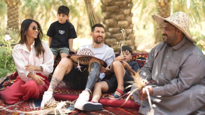 Lionel Messi trip to Saudi Arabia