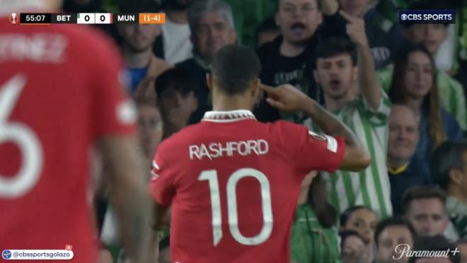 Marcus Rashford goal vs Real Betis