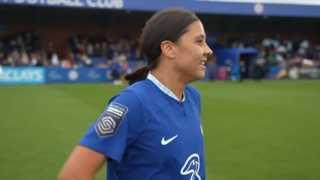 Sam Kerr goal vs Manchester United