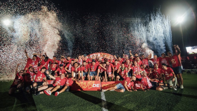 Girona FC Celebrates Promotion as one of three promoted LaLiga teams