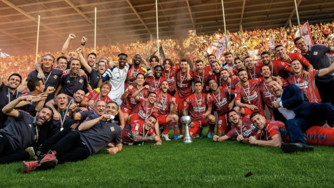 Cremonese celebrate promotion to Serie A