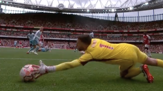 Matt Turner save vs Arsenal