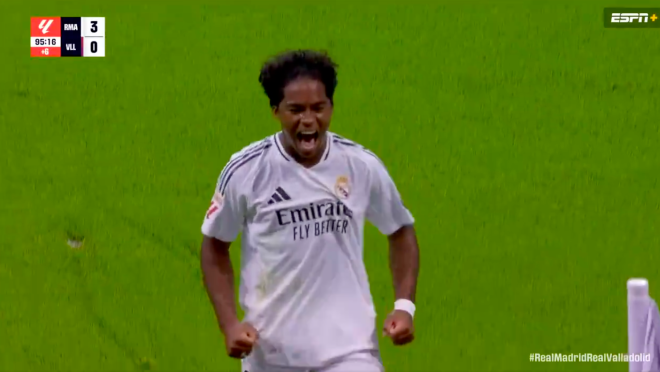 Endrick Real Madrid debut goal vs. Real Valladolid