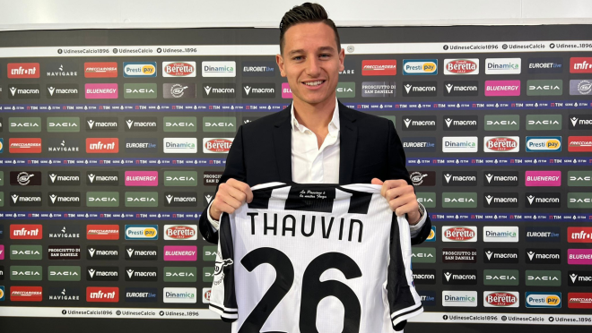 Florian Thauvin, de Tigres a Udinese