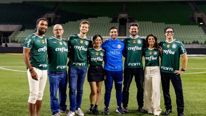 The Boys actors watch Palmeiras in Copa Libertadores