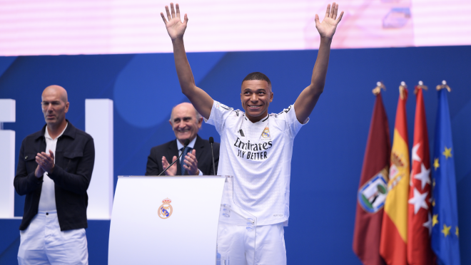 Mbappé Real Madrid unveiling