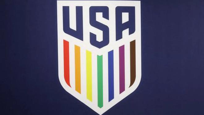 U.S. Soccer rainbow crest