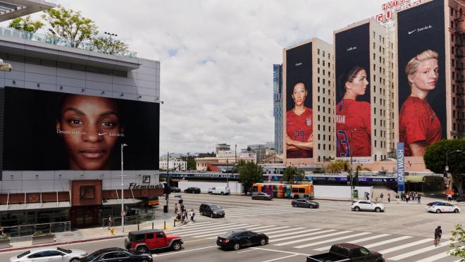 USWNT billboard