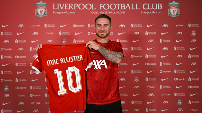 Alexis Mac Allister joins Liverpool