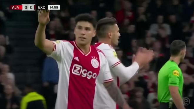 Primer gol de Jorge Sánchez en Ajax