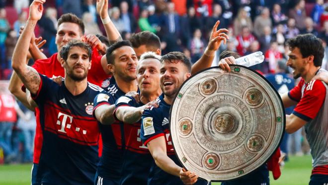 Bayern Munich title celebrations