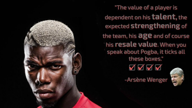 Wenger on Paul Pogba