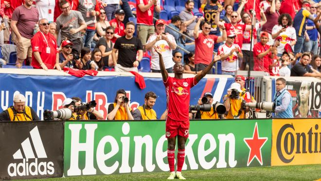 Bradley Wright-Phillips goal celebration