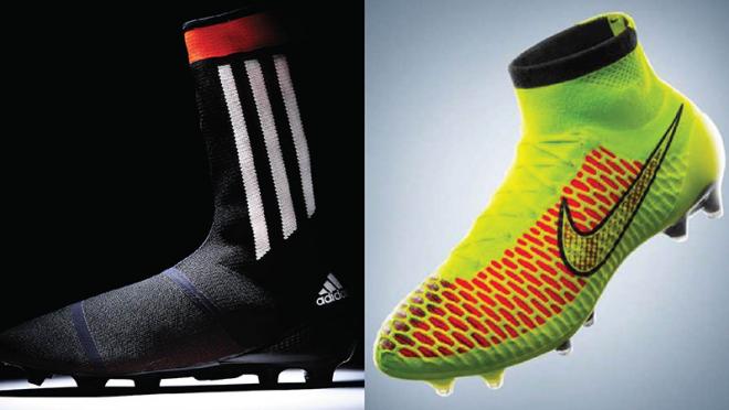 ike’s Magista and adidas’ primeknit FS concept boots