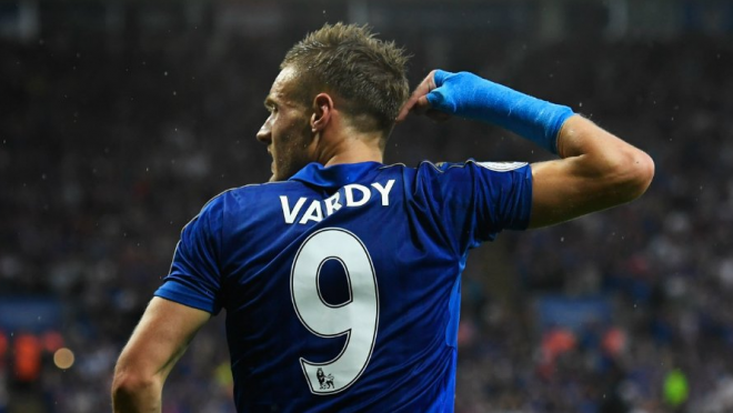 Jamie Vardy of Leicester City 