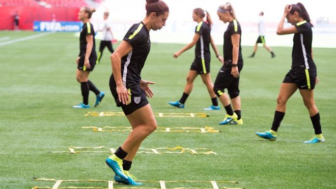 Carli Lloyd Training