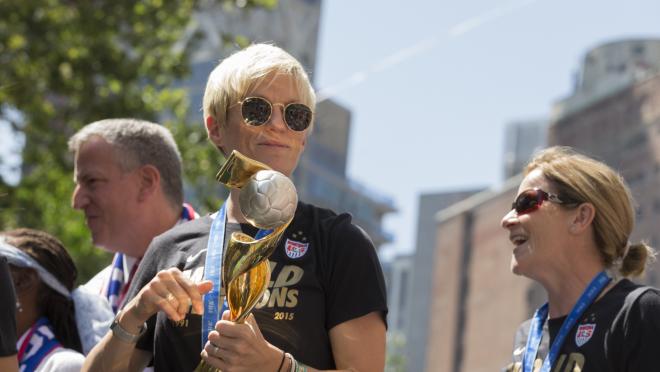 Megan Rapinoe At USWNT Parade