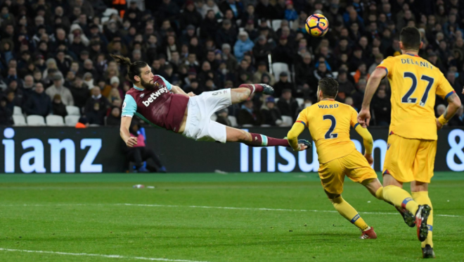 Andy Carroll Bicycle Kick Goal vs Crystal Palace 