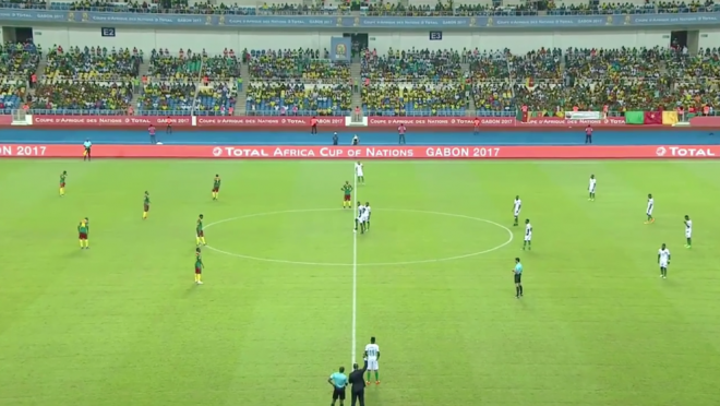 Guinea-Bissau vs Gabon horrible kickoff 