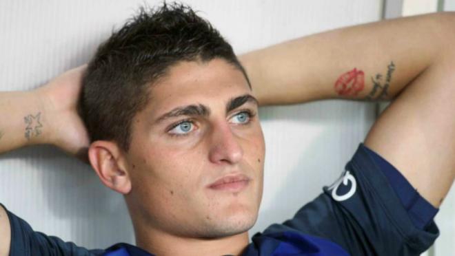 PSG's Marco Verratti received a yellow card for anti-sporting behavior against Nantes