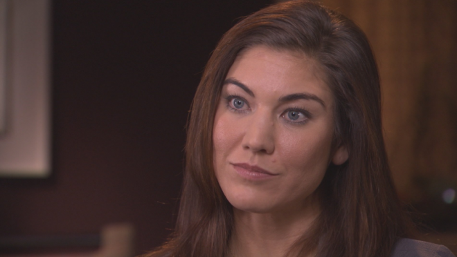 Hope Solo 60 minutes interview