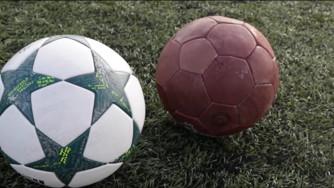 New vs Old Soccer Ball Comparison