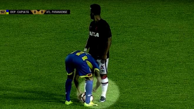 Player Unties Opponent's Shoelaces