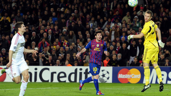 Messi Goal Against Bayern Leverkusen