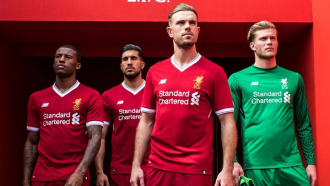 Liverpool 2017/2018 kit