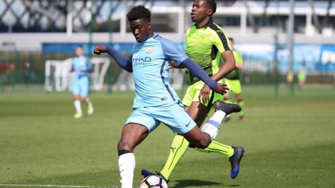 14-Year-Old Manchester City phenom Taylor Richards 