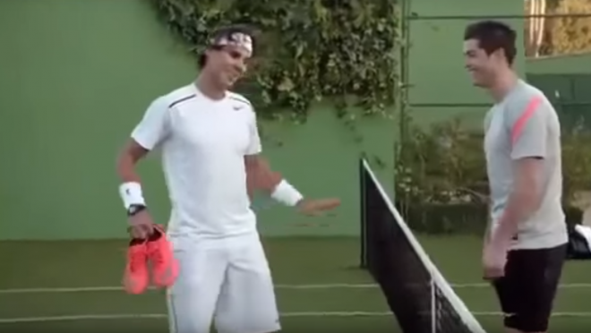 Cristiano Ronaldo Rafael Nadal Nike Commercial 