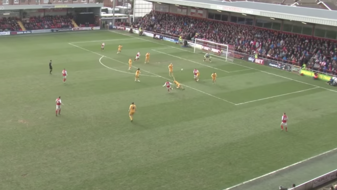 David Ball Amazing Chip Goal For Fleetwood Town FC