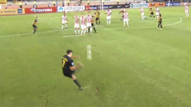 Lazaros Christodoulopoulos Free Kick