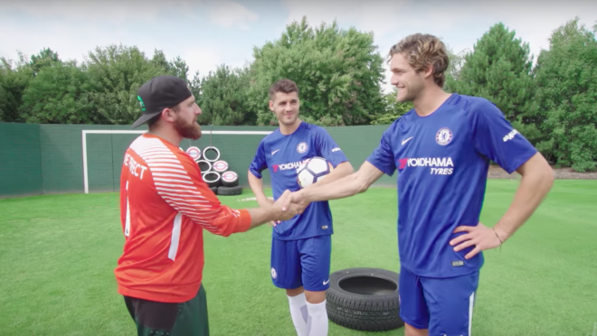 Dude Perfect with Marcos Alonso