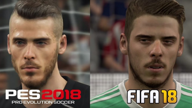 FIFA 18 vs PES 18