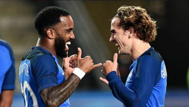 Griezmann and Lacazette