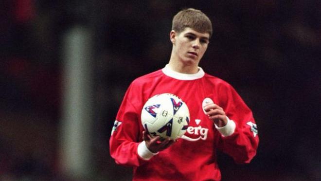 Steven Gerrard First Senior Goal For Liverpool 