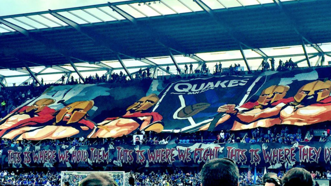 San Jose Quakes Tifo