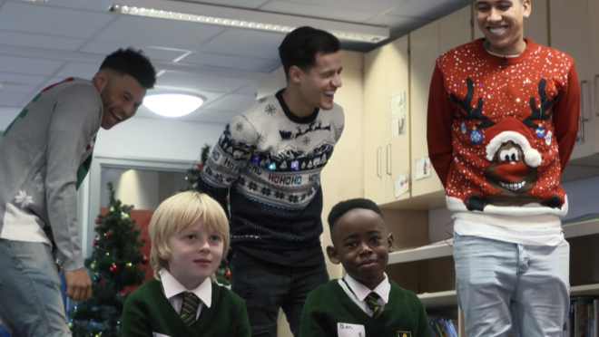 Liverpool Players Surprise Young Fans